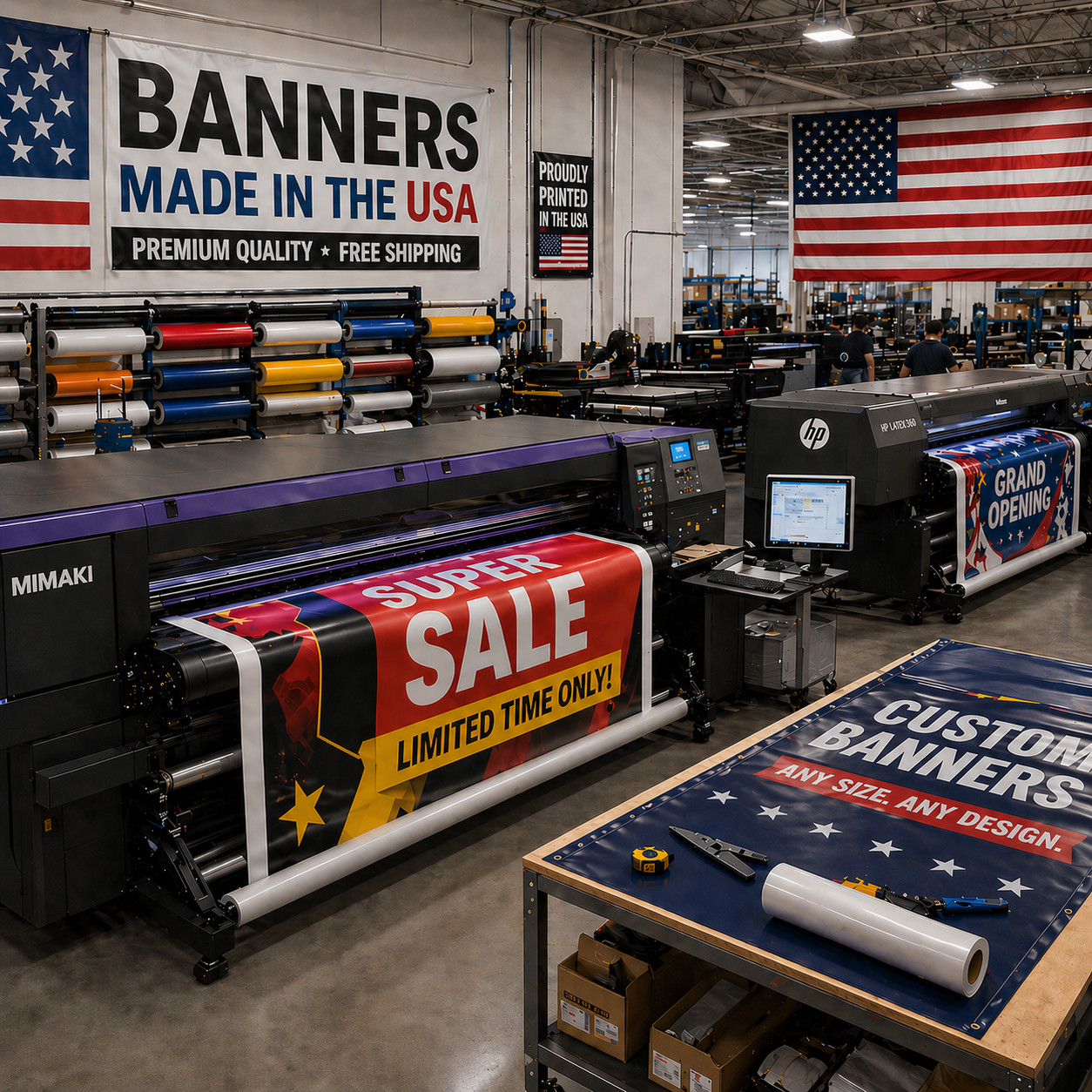 ANY COMPANY NAME ENTRANCE Advertising Banner Vinyl Mesh Sign Welcome Now Open