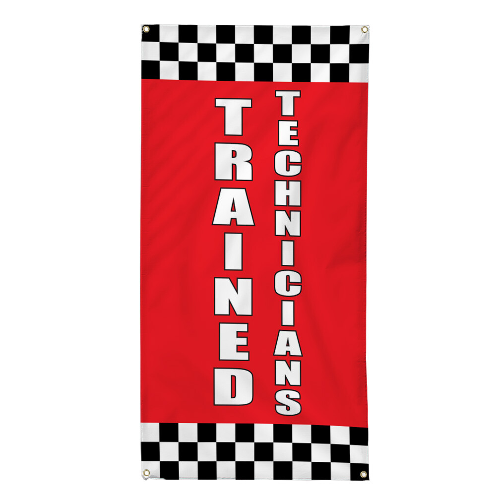 Vertical Vinyl Banner Multiple Sizes Outdoor Weatherproof Industrial Yard Signs