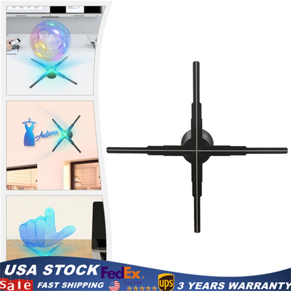 19.6in 3D Hologram Fan 552 LED 1600×552 Resolution Ratio with Remote,APP Control