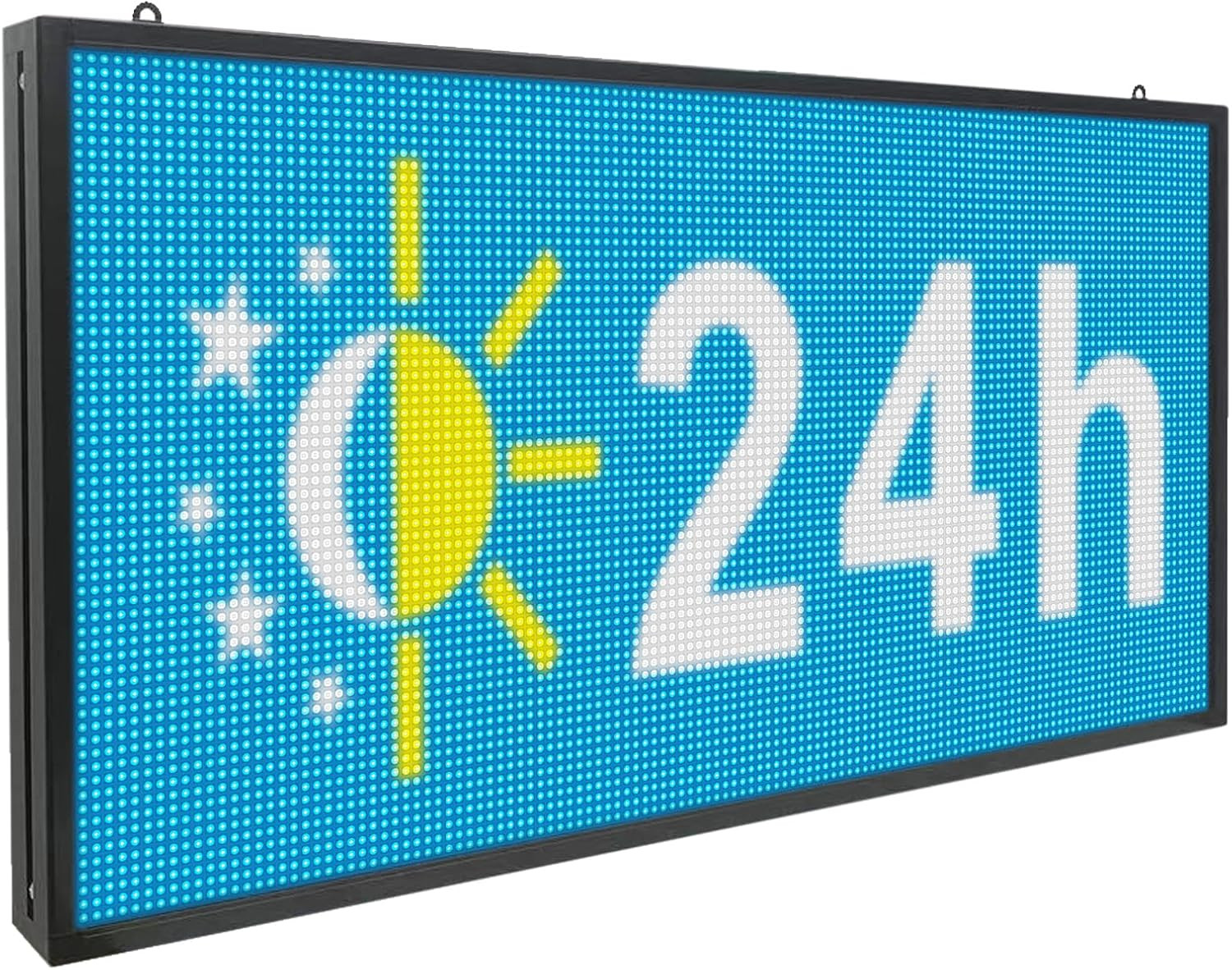P3 Full Color LED Sign 16″x8.7″ – Wifi Programmable Scrolling Display Board