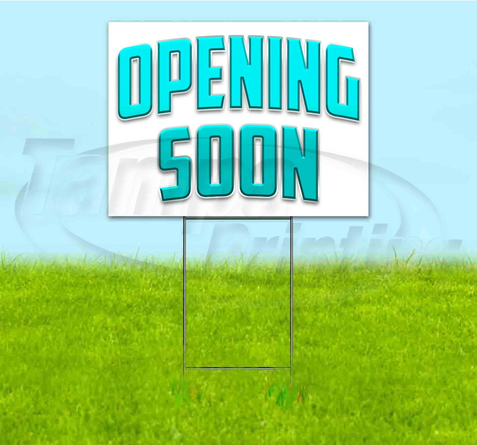 OPENING SOON 18×24 Yard Sign WITH STAKE Corrugated Bandit USA BUSINESS