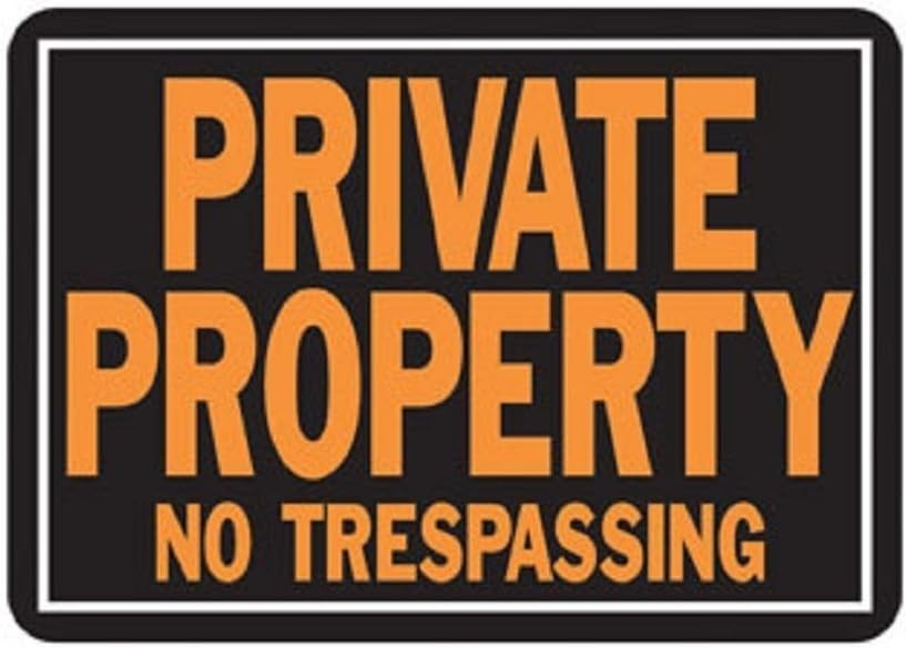 Clearly Mark Your Property: Large 14 x 9.5 Inch Aluminum Sign – No Trespassing