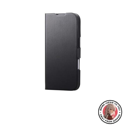 New ELECOM iPhone 17 Case Cover Notebook Type Thin Lightweight Soft Leather TPU