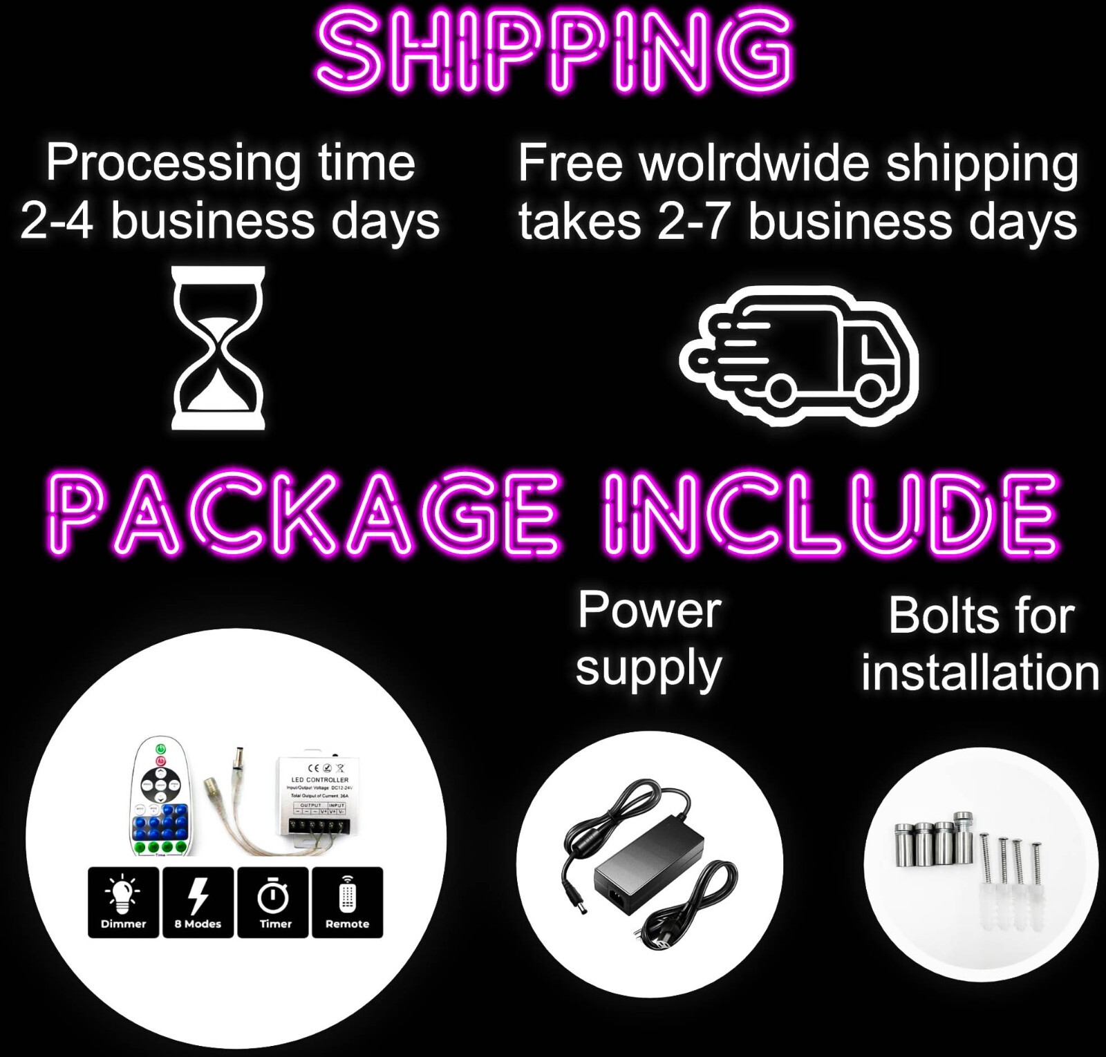 Neon Outdoor Vertical Open Sign, Waterproof LED Neon for Businesses
