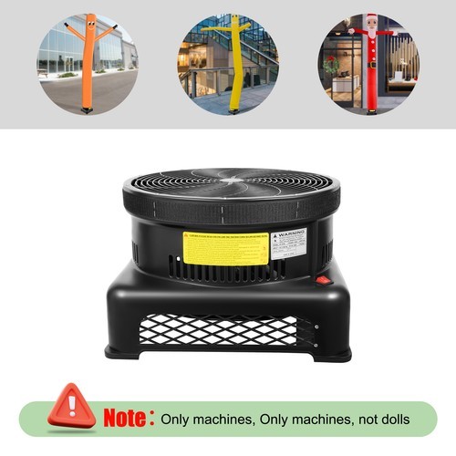 750W 17.7″ Air Blower Fan for Inflatable Wind Dancer Tube Man Fly Guy Sky Puppet