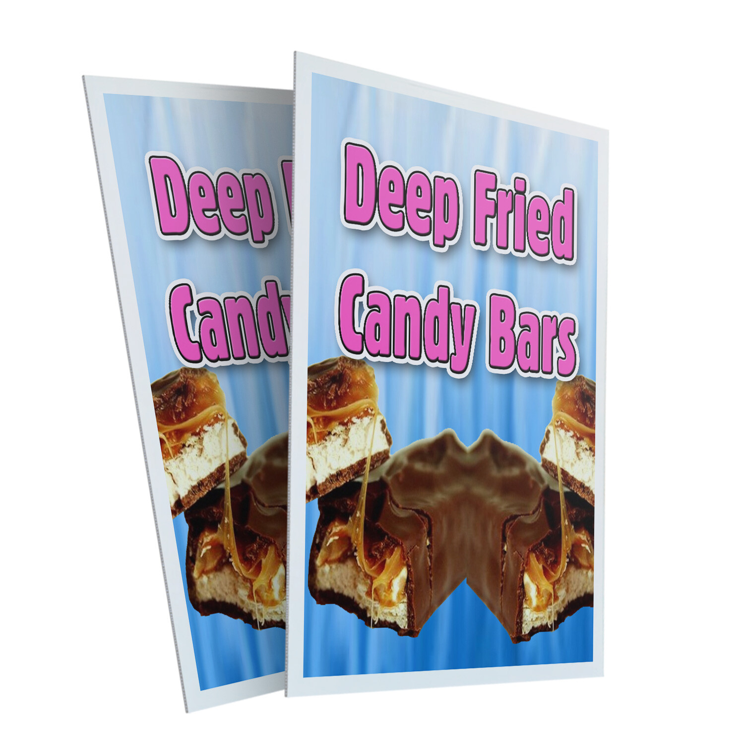 A-frame Sidewalk Deep Fried Candy Bars 24″ x 36″ Double Sided A-Frame Sidewalk S