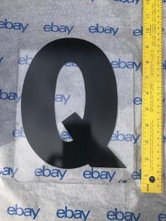 8 inch zip letters changeable outdoor signage marquee letters Letter Q