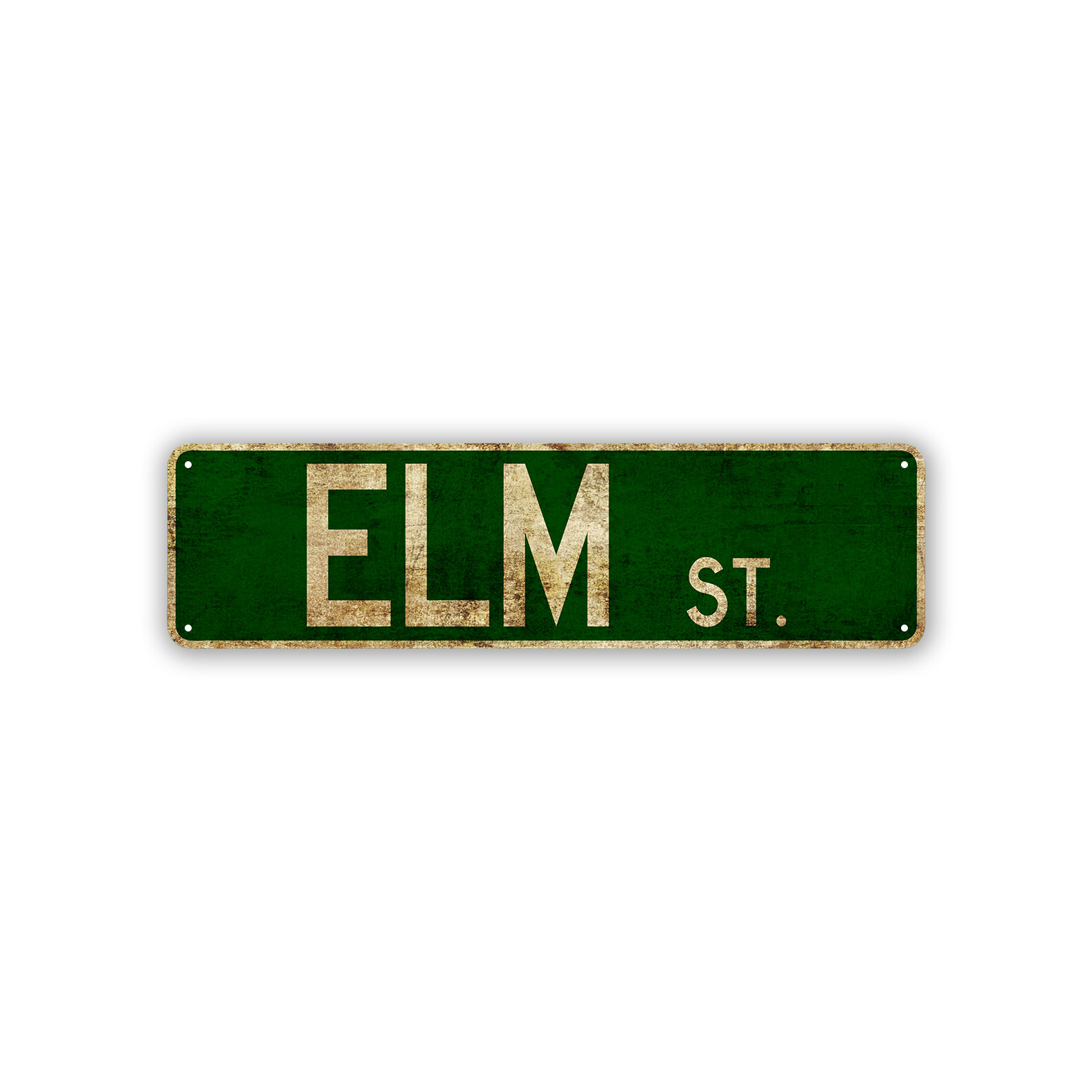 ELM ST Vintage Sign For Farmhouse Bar Home Fun Décor Horror Nightmare Plate Sign