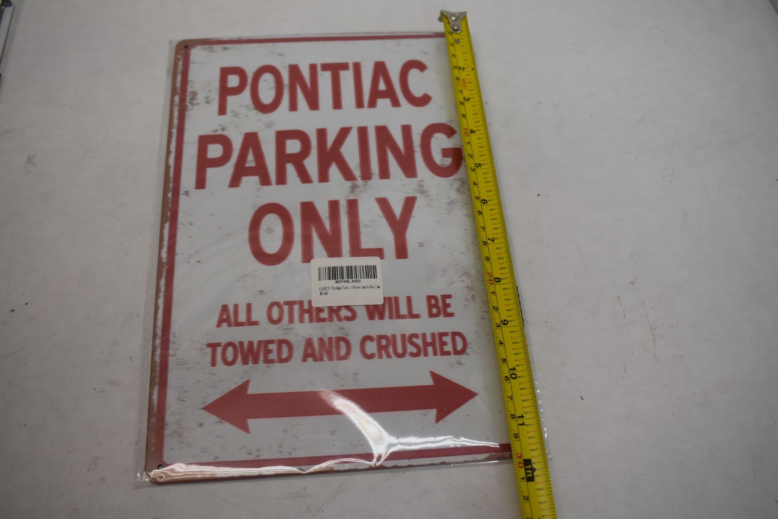 Pontiac Parking Only Metal Sign 8″ x 12″ Aluminum Stainless Steel Sign 2 Pack