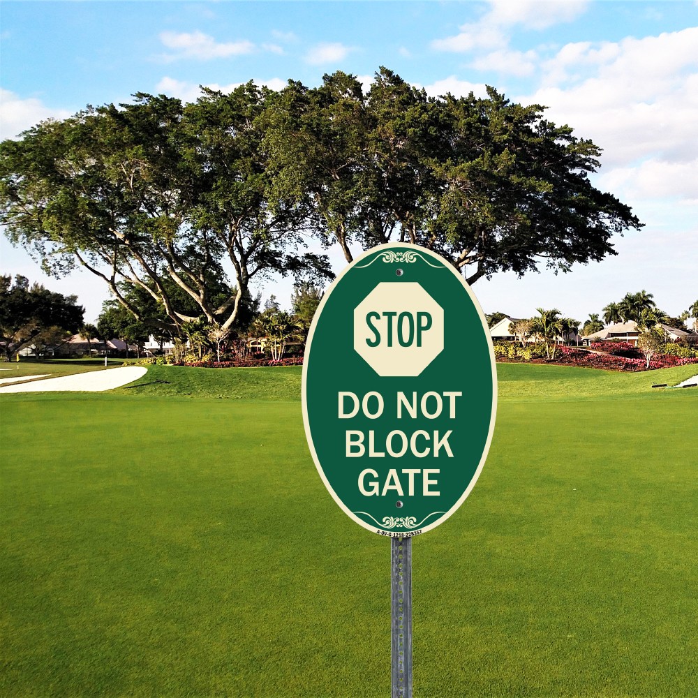 Designer Sign Parking with Arrow Pointing Left 12″ x 18″ Metal Sign