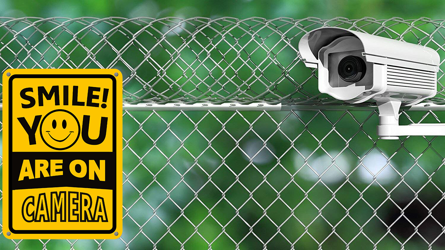 Smile You’re On Camera Sign Home Security Waterproof UV protected CCTV Signs NEW
