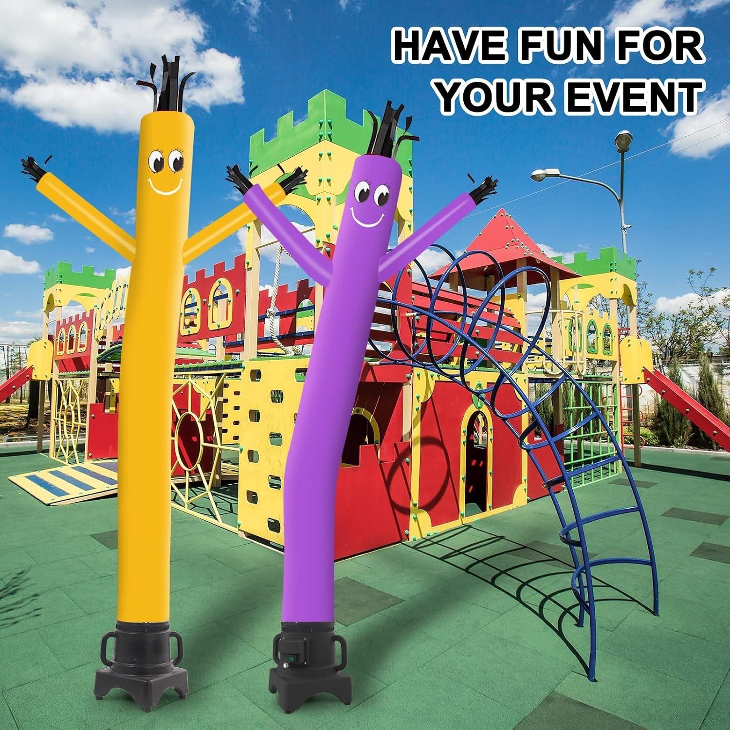 8FT Fly Puppet Dancer with 1/3hp Blower Complete Set RED