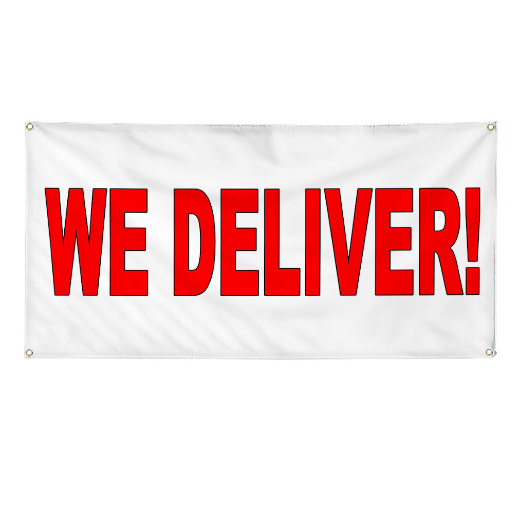 Vinyl Banner Multiple Sizes We Deliver C Weatherproof Industrial Yard Signs