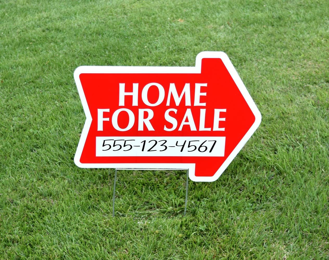 Sturdy Metal Wire Step Stake Frame for Yard Signs – 10 X 24 Inch H Frame Wire St