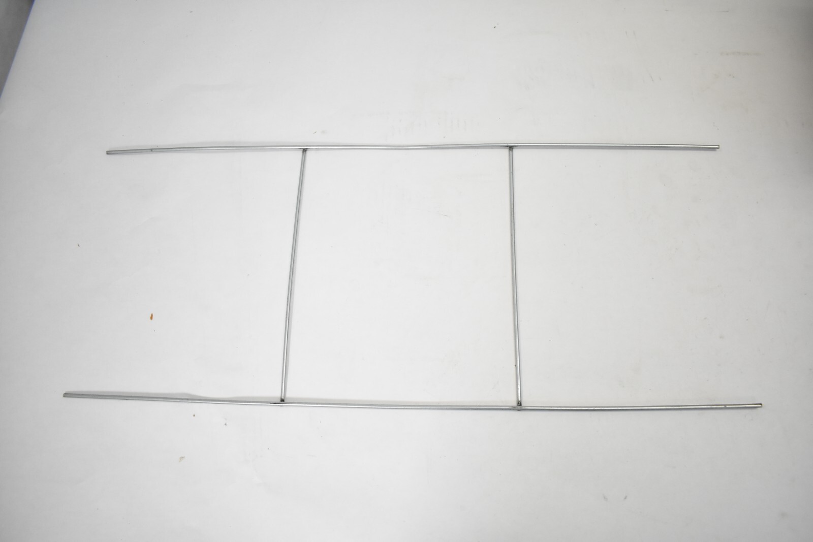 50 Pack Step Frames Double H Wired 10″ x 24″ 9 Gauge Galvanized Steel Sign Stake