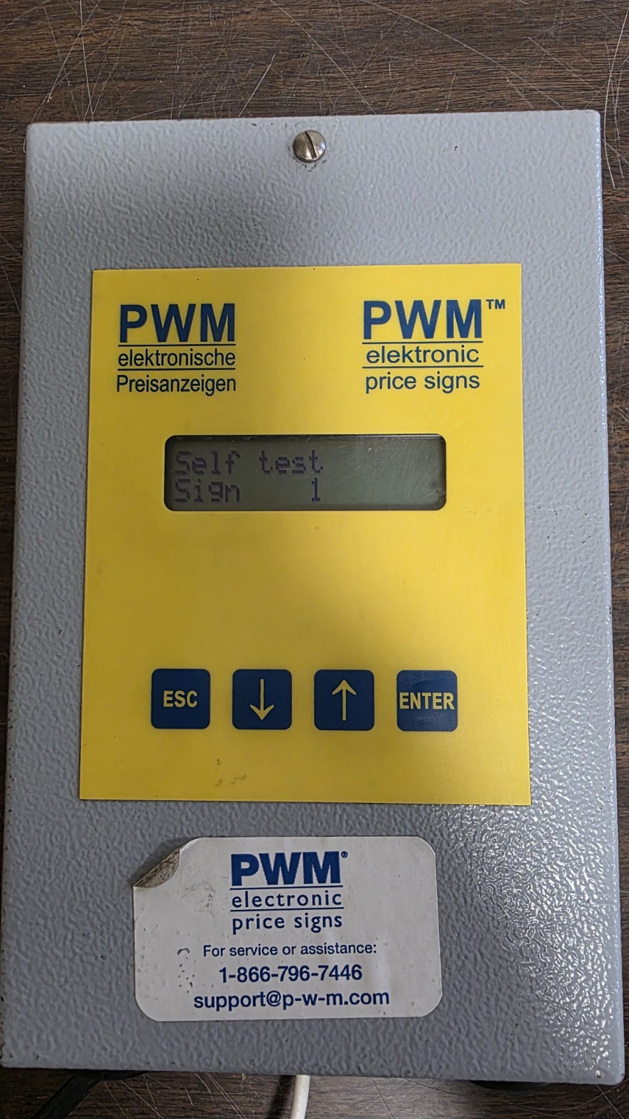 PWM Digital Price Sign Control Unit CU-115V-07