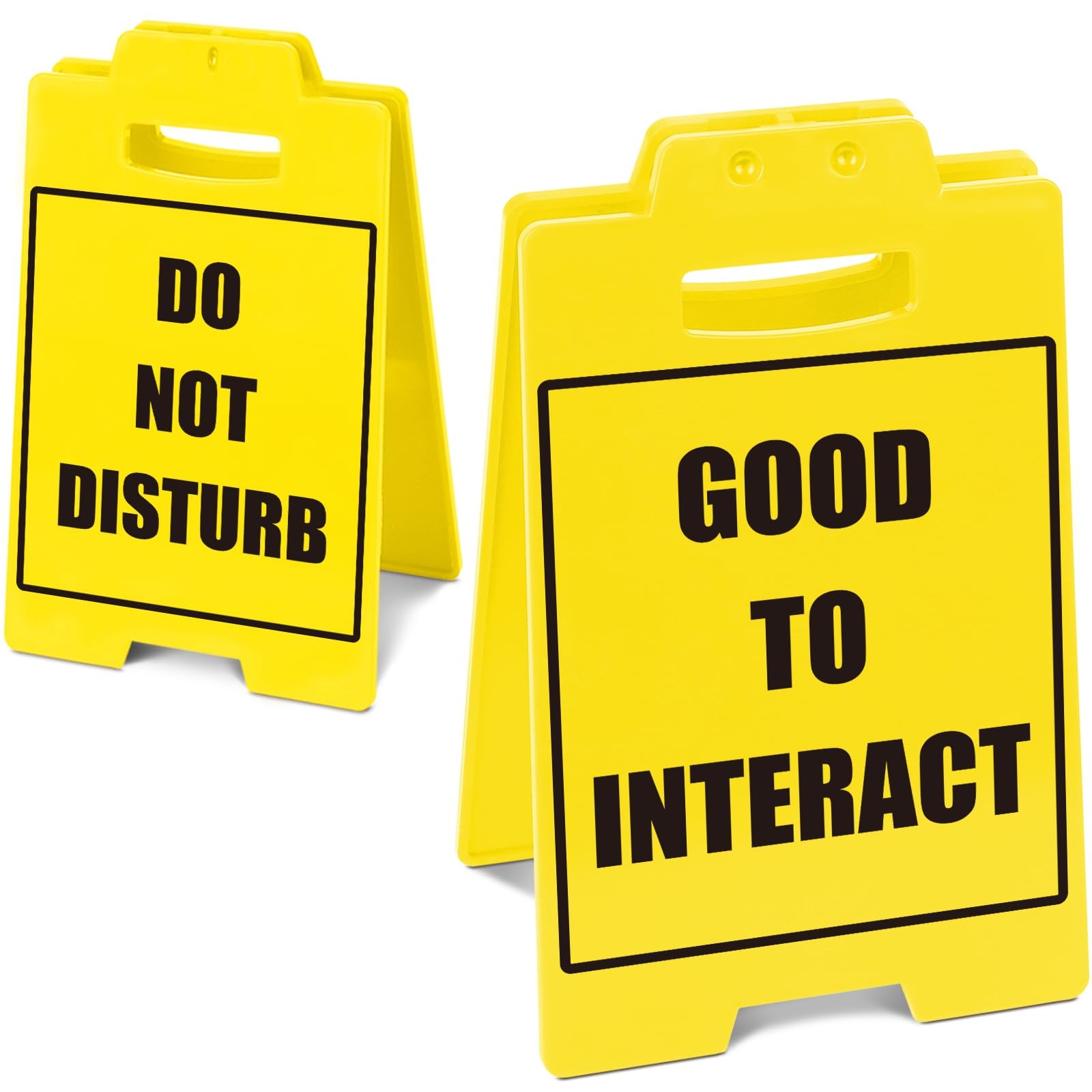 Good to Interact / Do Not Disturb Double-Sided Sign, Accessories for Home Off…