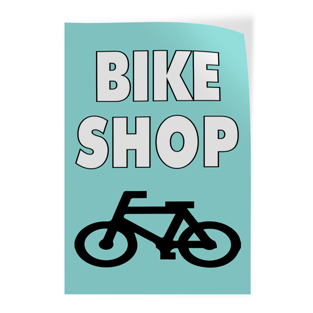 Door Decals Vertical Vinyl Stickers Multiple Sizes Bike Shop Business Vinyl