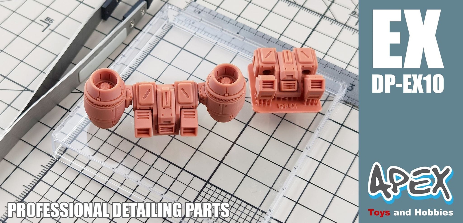 Apex Detailing Parts DP-X010 Detail Backpack Gundam Detail Parts USA Seller