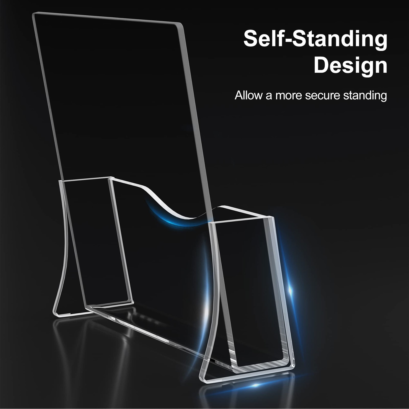 Acrylic Brochure Holder, 8.5 x 11 inches Clear Literature