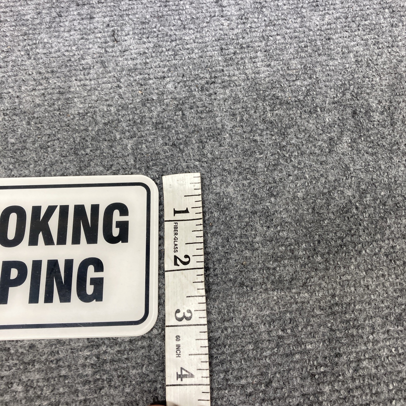 Brand New No Smoking No Vaping Indoor/Outdoor Wall Sign 3″x9″ 4 Pack Unbranded