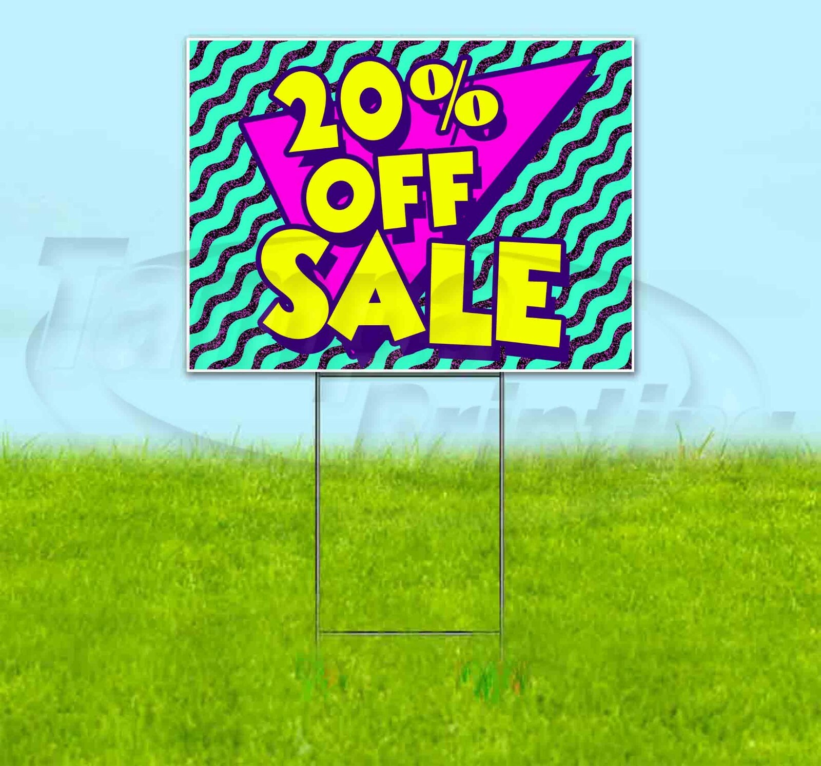 20% OFF SALE 18×24 Yard Sign Corrugated Plastic Bandit Lawn Business USA