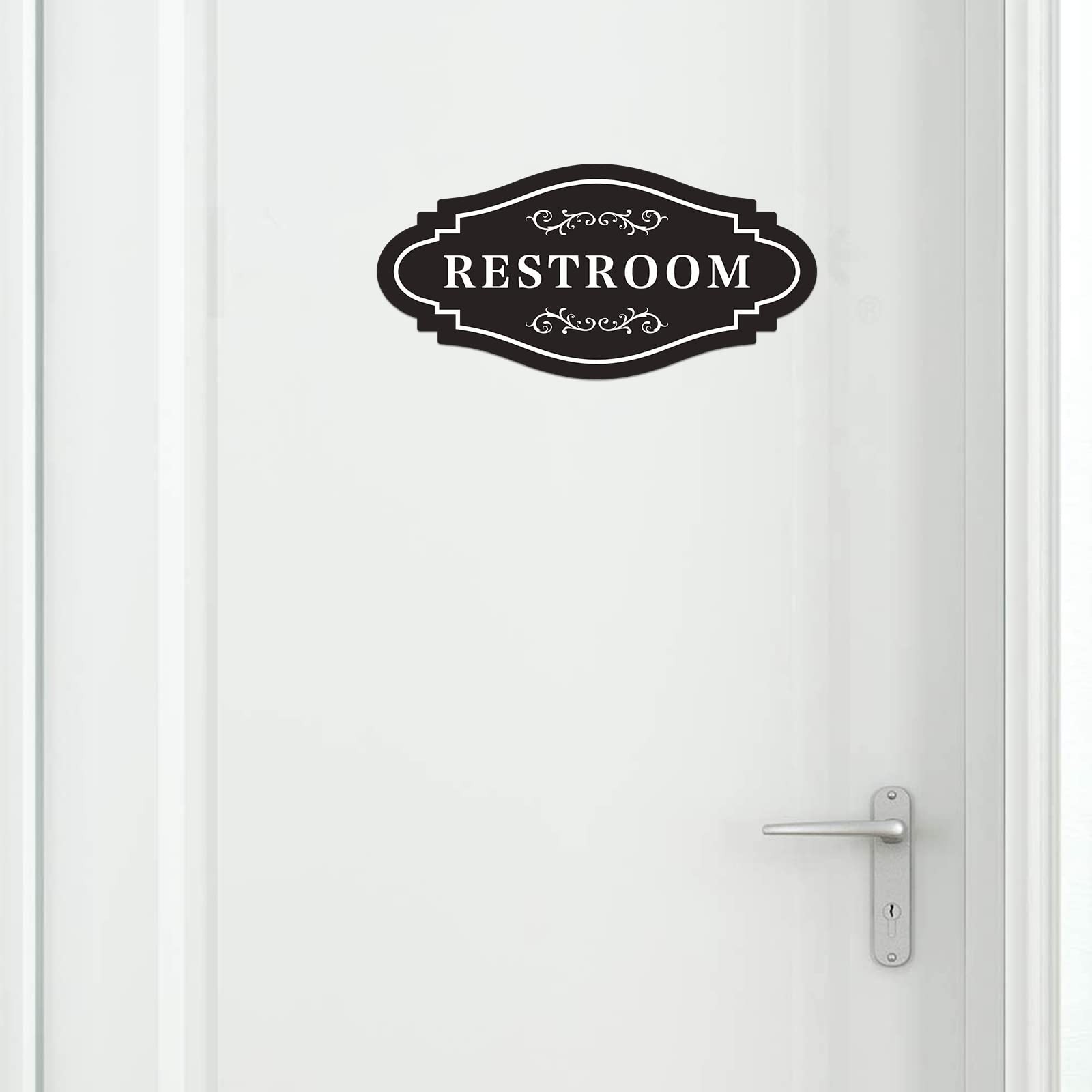 FXRN Restroom Sign,restroom signs for business,restroom sign for home,unisex …