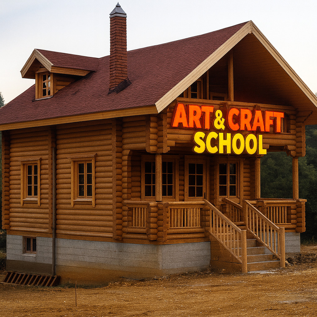 Montessori Preschool Daycare LED Channel Letters Custom Outdoor Storefront Sign