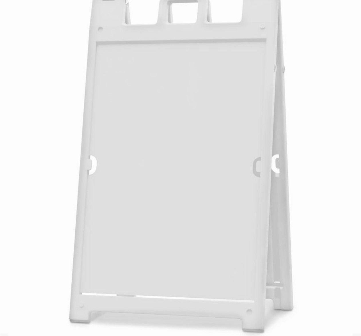 Plasticade Signicade Deluxe A Frame Sidewalk Curb Sign Portable