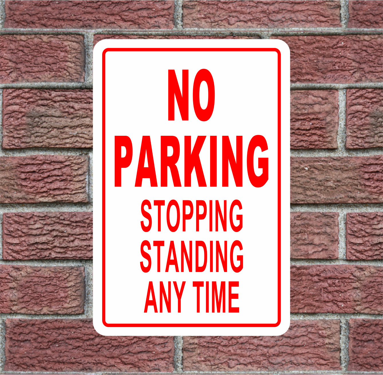 NO PARKING Metal Sign 12×18 for Street Road or Retail Parking Lot
