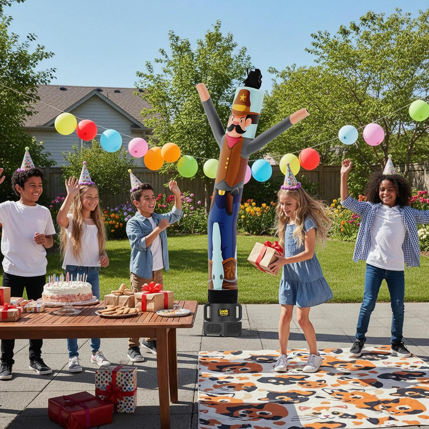 Air Dancers Wacky Waving Inflatable Tube Guy Attachment | 6Ft Tall Inflatable Ad