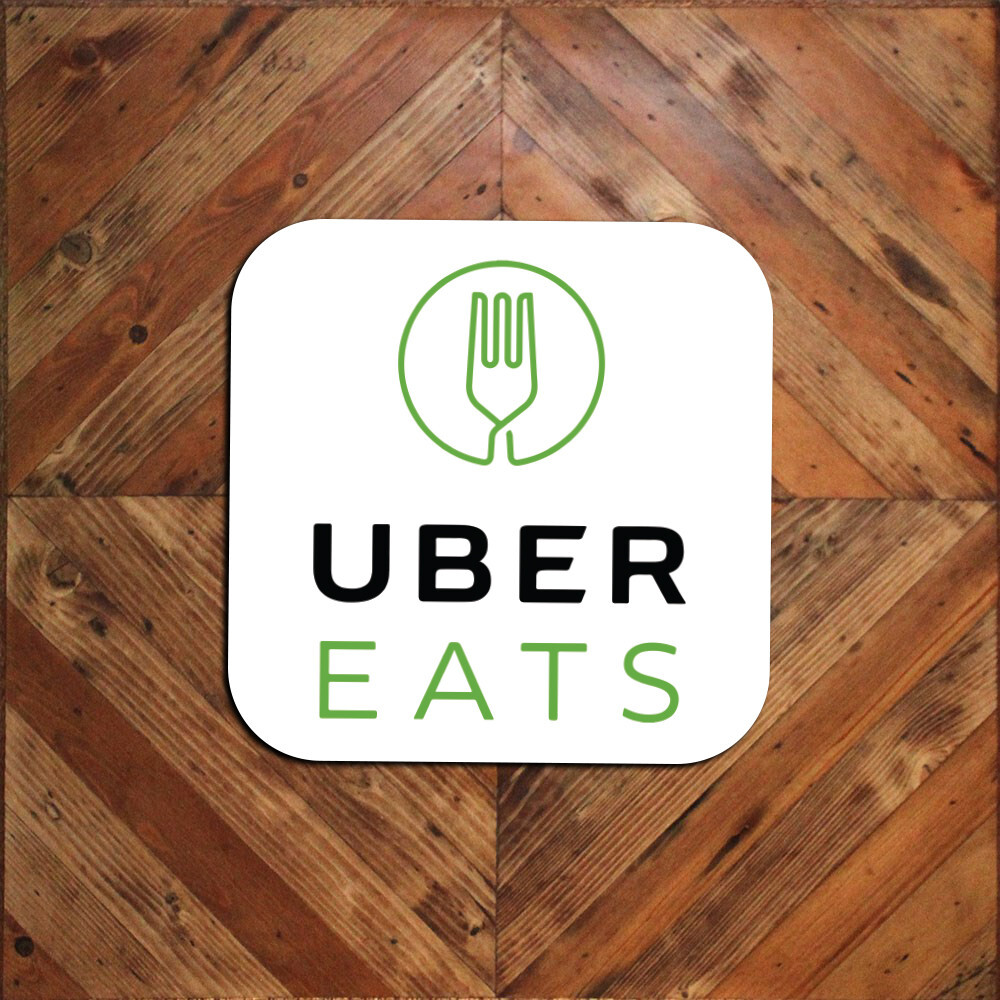For EATS Brand Exposure 1 Vehicle Magnet Sign 9×9 Food Delivery Service Signage