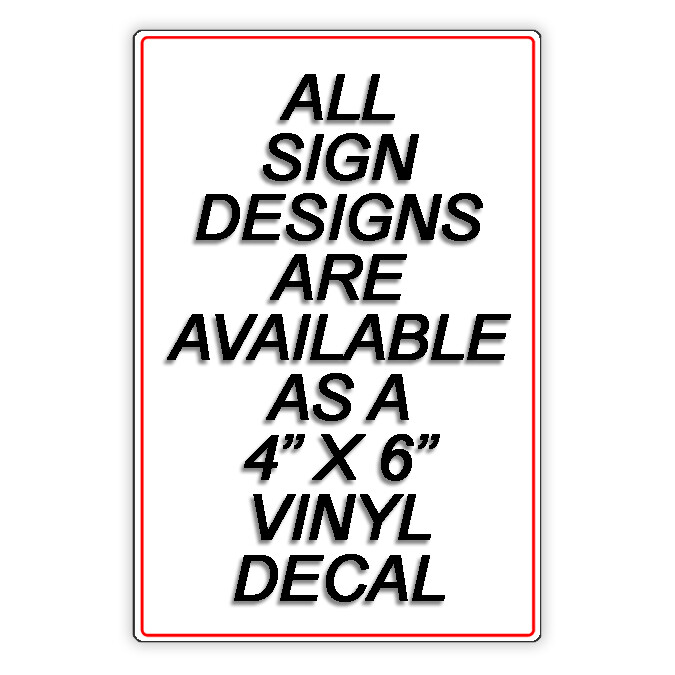 Customer Parking Metal Sign Or Decal 6 SIZES business only towed