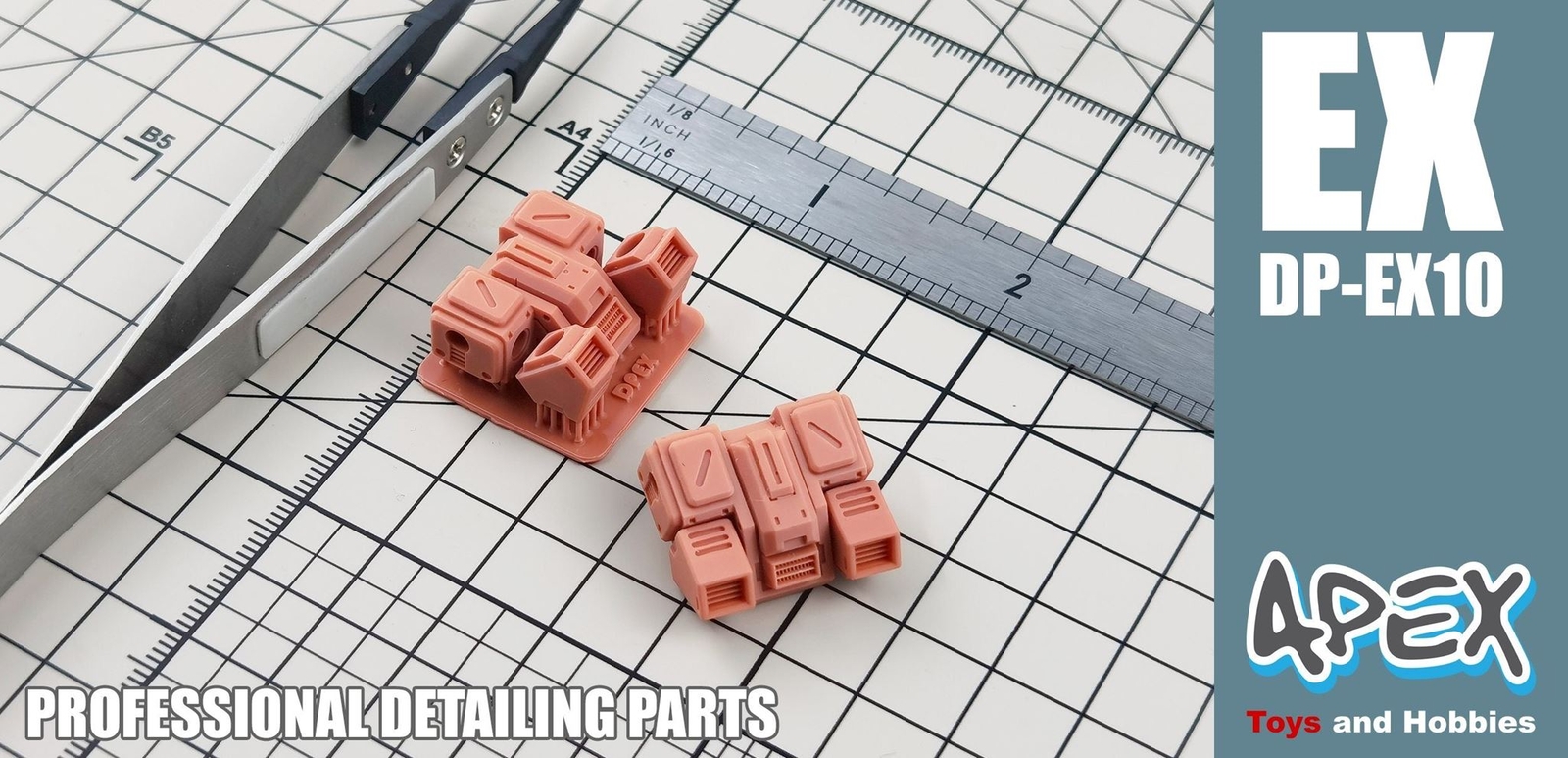 Apex Detailing Parts DP-X010 Detail Backpack Gundam Detail Parts USA Seller