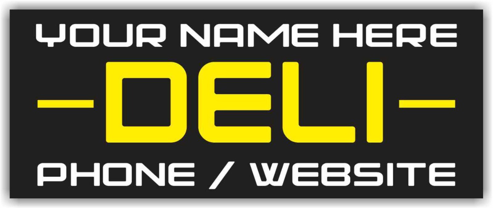 CUSTOM BANNER Advertising Vinyl Banner Flag Sign Many Sizes PHONE WEBSITE NAME