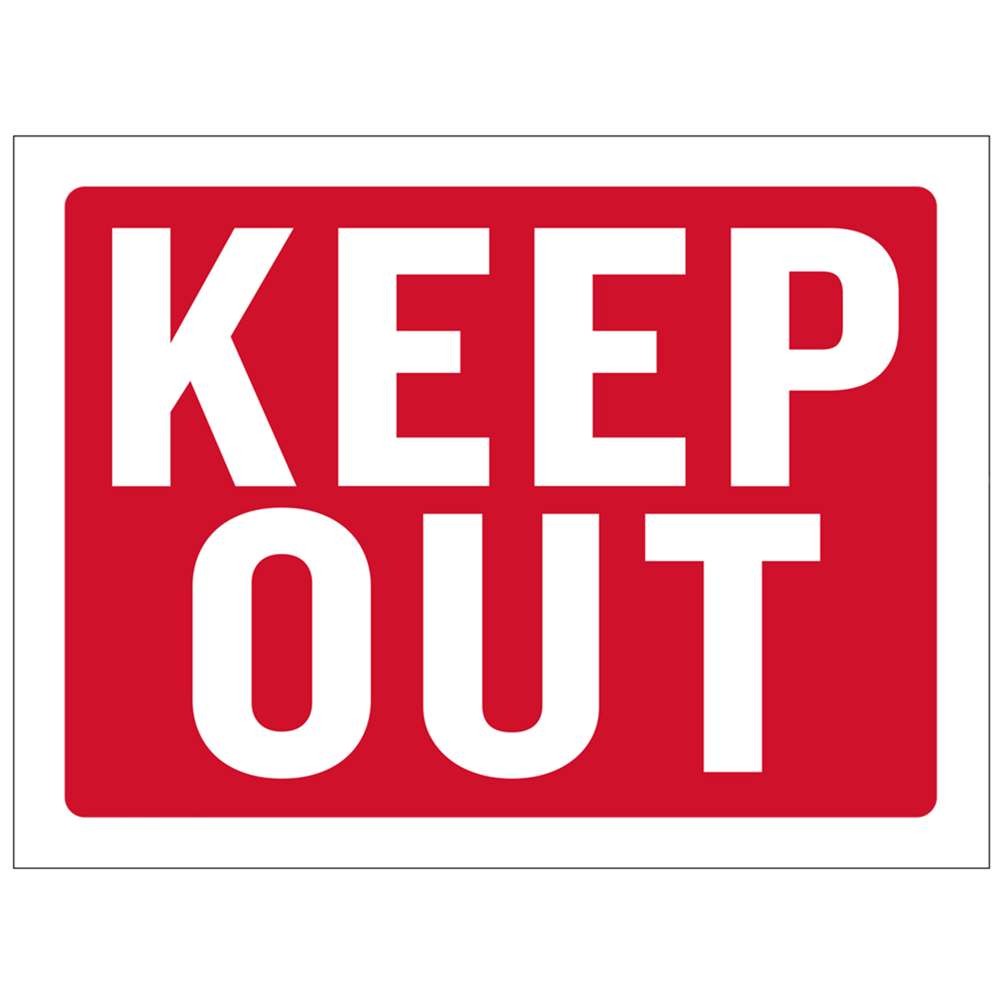BAZIC 9″ X 12″ Keep Out Sign, pack of 24