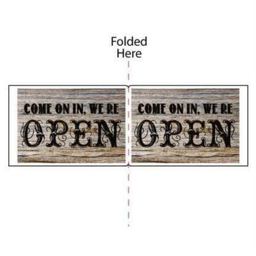 OPEN Window Sign Design 2