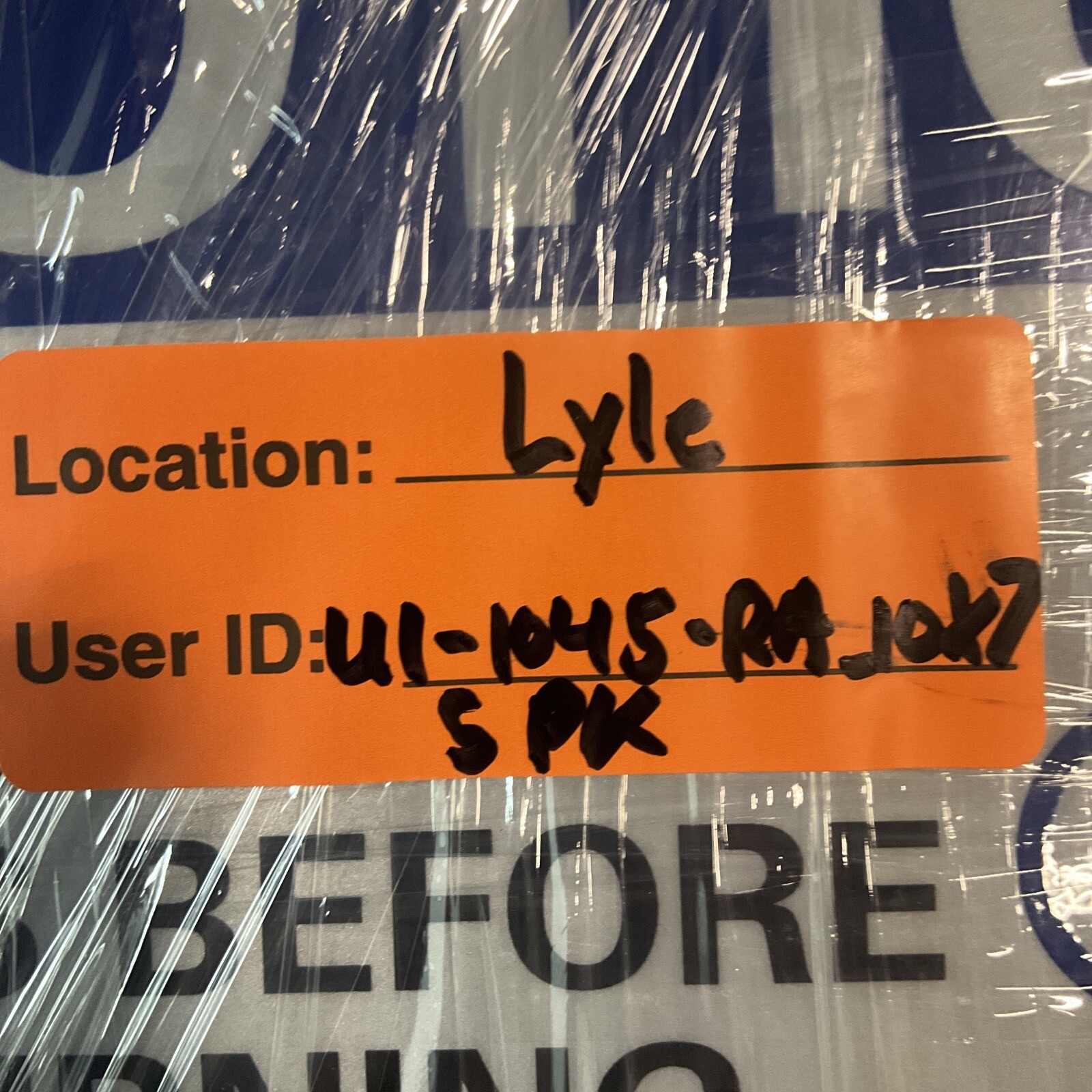 5 Pack Lyle U1-1045-RA_10X7 Employees Must Wash Hands Sohn 7″ x 10″ *DAMAGED