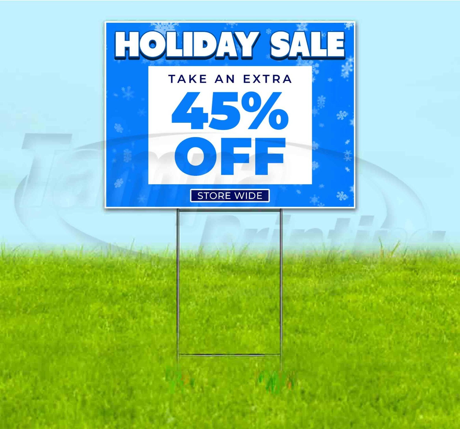 HOLIDAY SALE 45% OFF 18×24 Yard Sign WITH STAKE Corrugated Bandit BUSINESS DEALS
