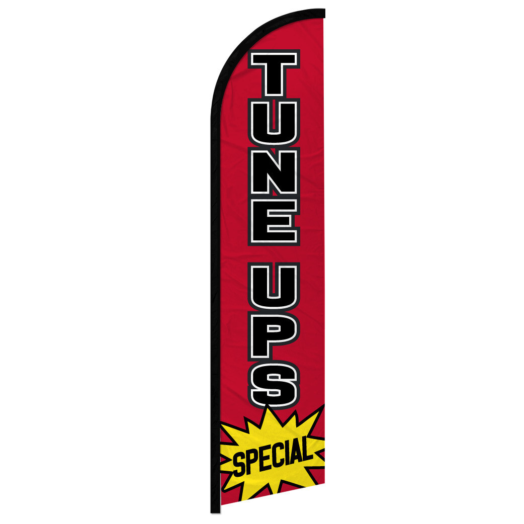 Tune Up Special Windless Advertising Swooper Flag Mechanic Flag