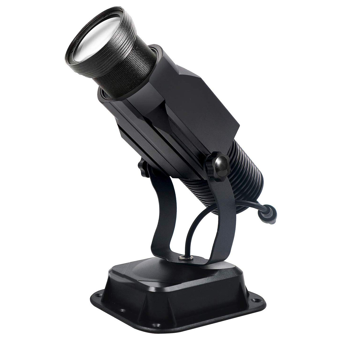 15W Indoor Outdoor LED Logo Gobo Projector Light w/ Customize Static Glass Gobo