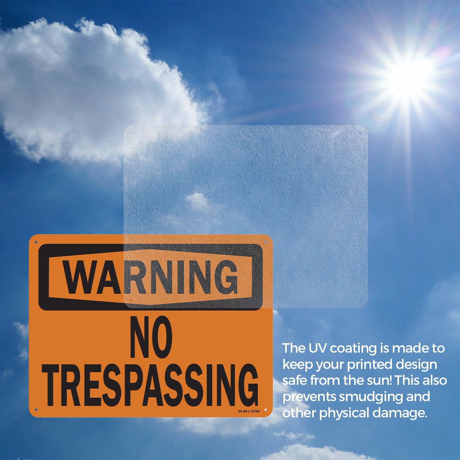 No Trespassing OSHA Warning Sign Metal, Plastic, Or Decal – 5 or 10 Pack