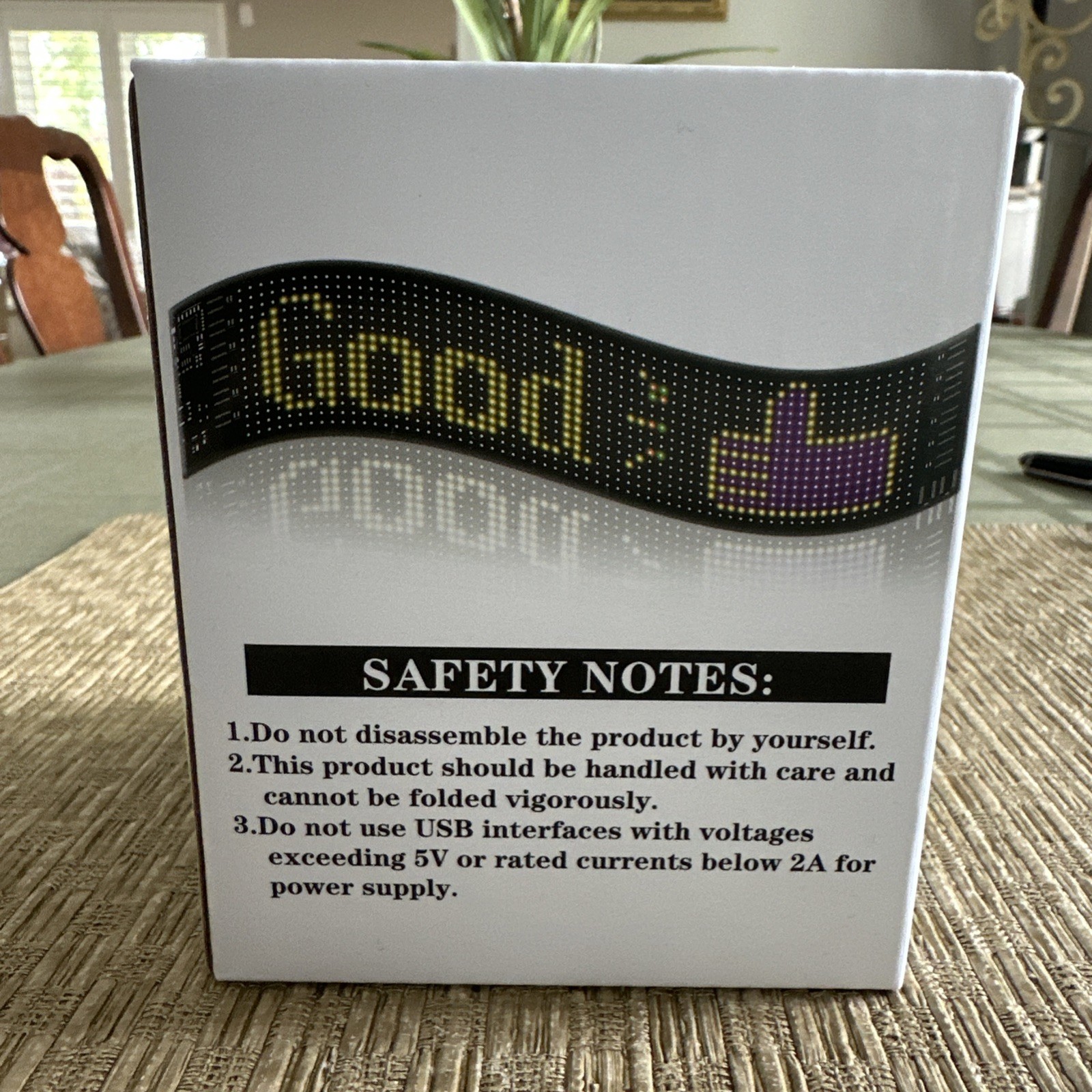 3×7 size Programmable Flexible LED Matrix Panel, APP Control Custom Text