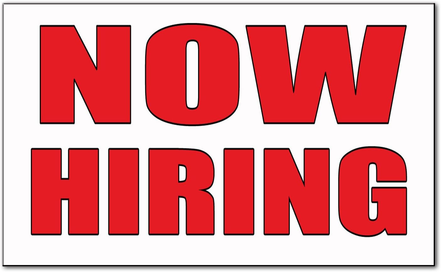 Now Hiring Auto Body Shop Car Repair Car Door Magnet Sign 12X9 Inches Set of 2