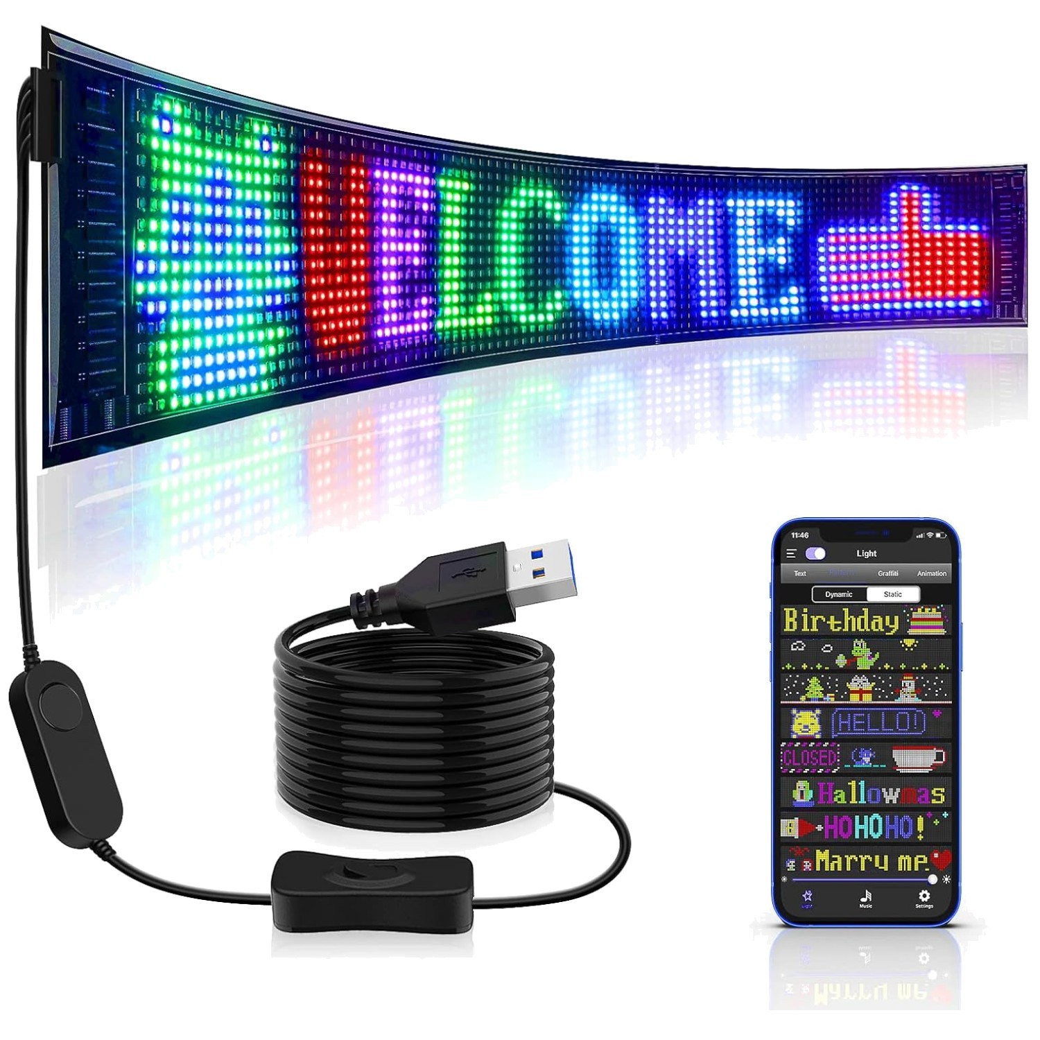 Eye-Catching LED Advertising Sign Programmable Display