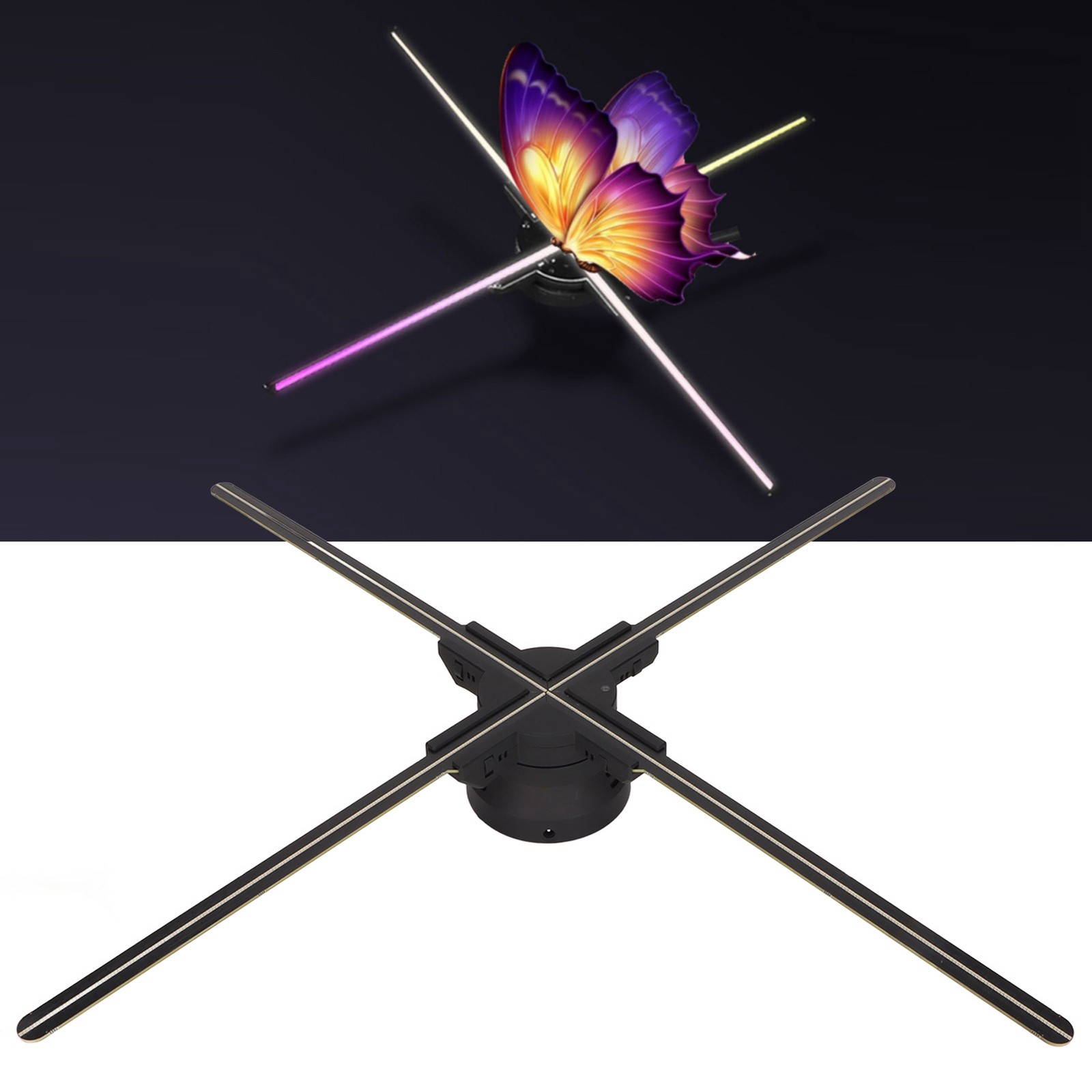 3D Holographic Fan 25.2in 768 LED 1024x768P 8GB Memory & WiFi APP Control