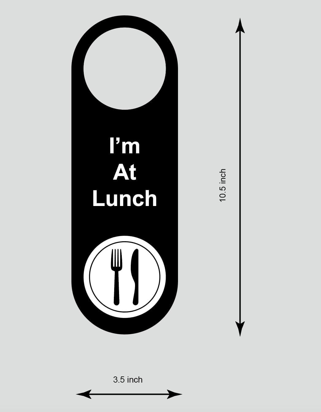10 PCS 10.5×3.5” Door Hanger Tags Sign Office Work in a Meeting Do Not Disturb
