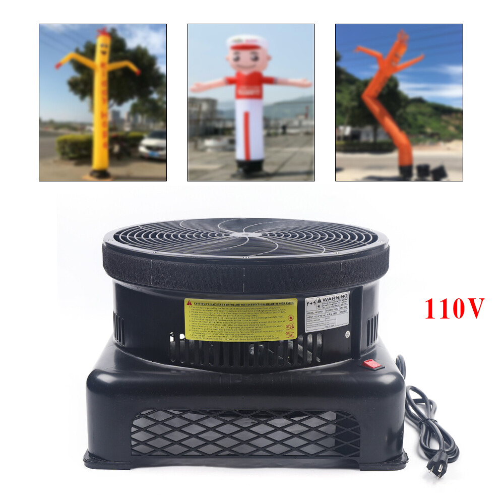18″ Air Blower Fan Fit Outdoor Inflatable Dancer Wind Tube Man Puppet Fly Guy