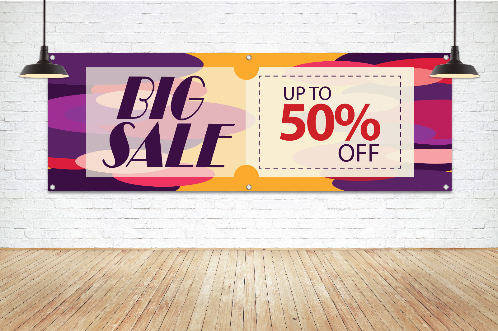 BIG SALE UP TO 50% OFF Generic Vinyl Banner Sign Retail Shop Storefront Display