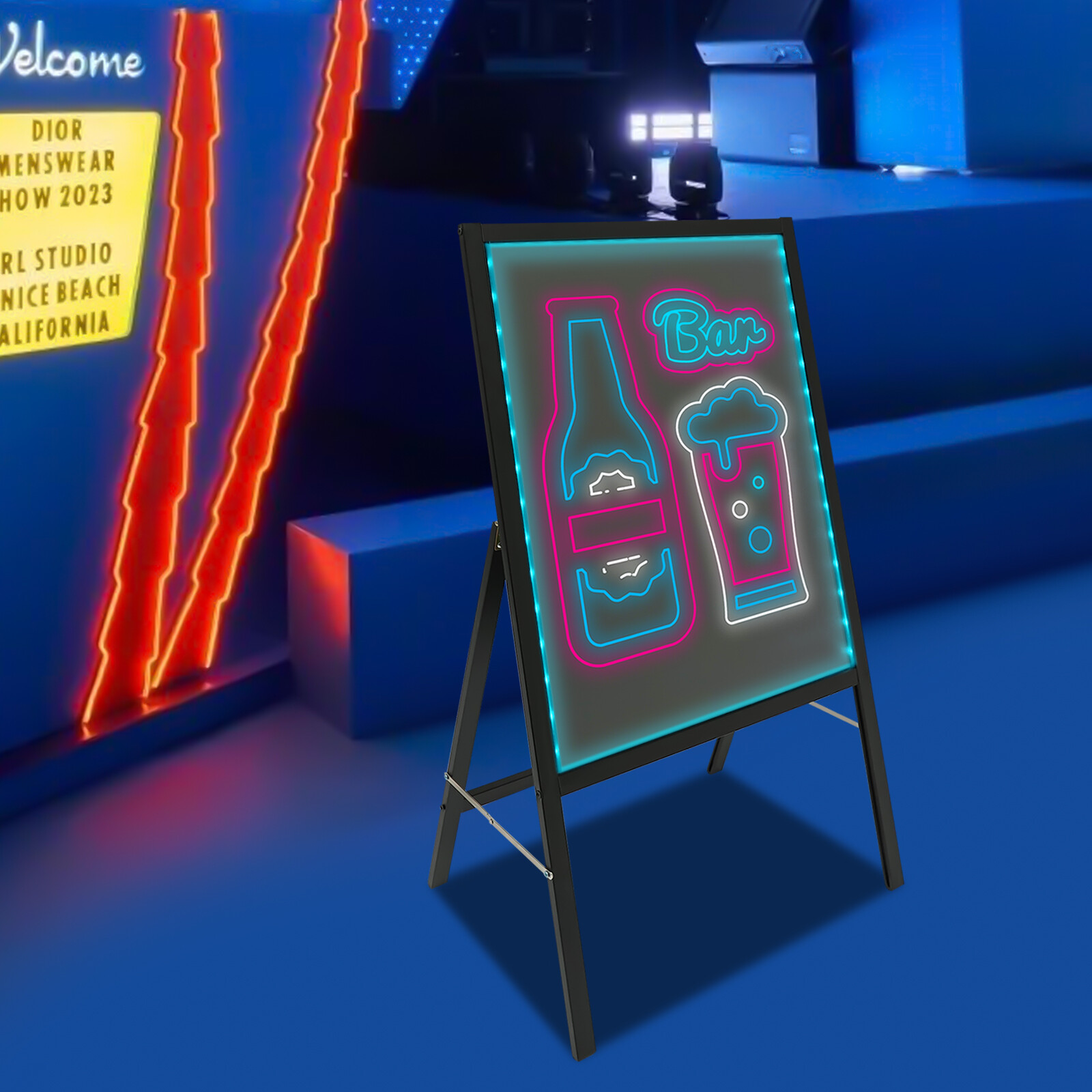 LED Message Writing Board with Remote Control – Customizable Display for Events